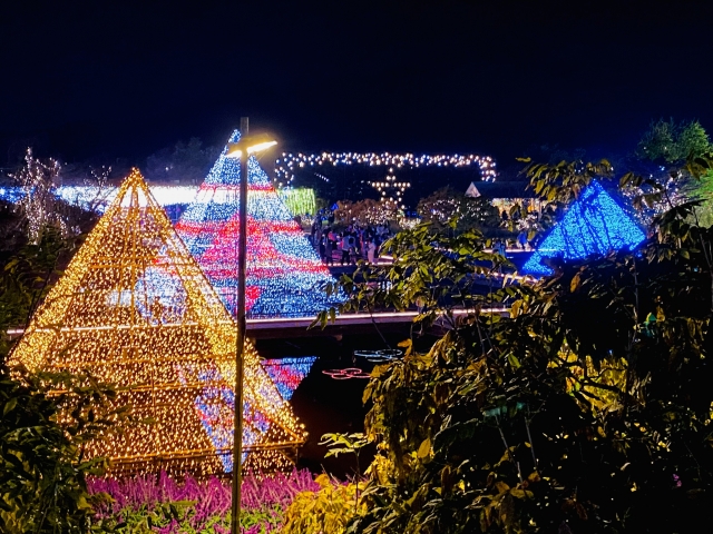 あしかがフラワーパークのイルミネーション